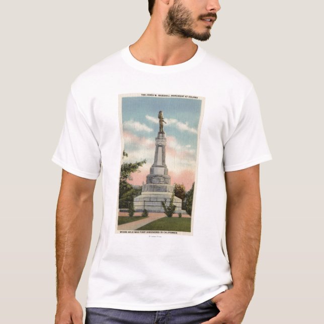 T-shirt Vue de James W. Marshall Monument # 1 (Devant)
