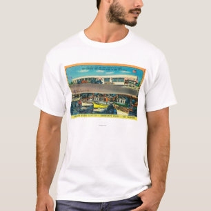 T-shirt Vue de la grotte de poissons d'exposition