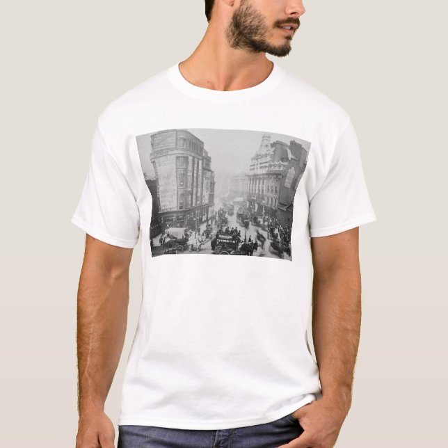 T-shirt Vue de la route de cour de Tottenham, c.1885 (Devant)