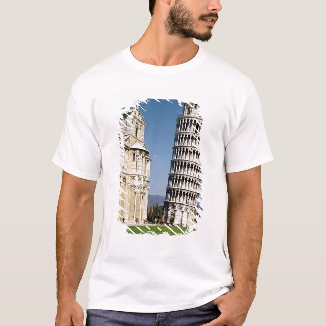 T-shirt Vue de la tour penchée (Devant)
