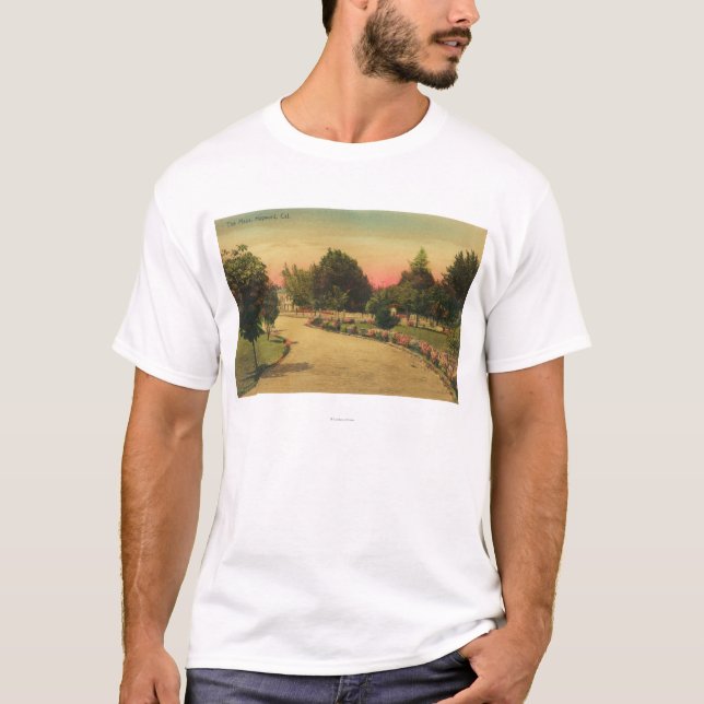 T-shirt Vue de la ville PlazaHayward, CA (Devant)