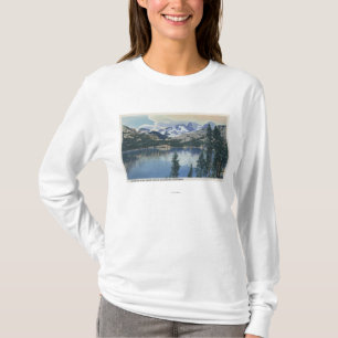 T-shirt Vue de lac shadow, sierra montagnes de Nevada