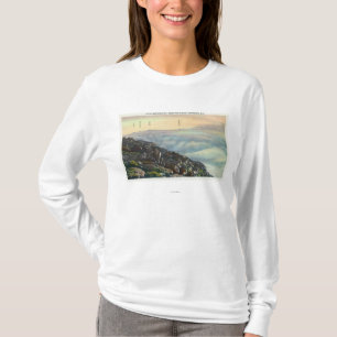 T-shirt Vue de l'autre Adirondack Mts au-dessus des nuages