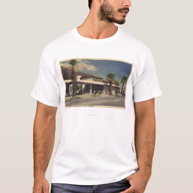 T-shirt Vue de l'hôtel de Palm Springs (Devant)