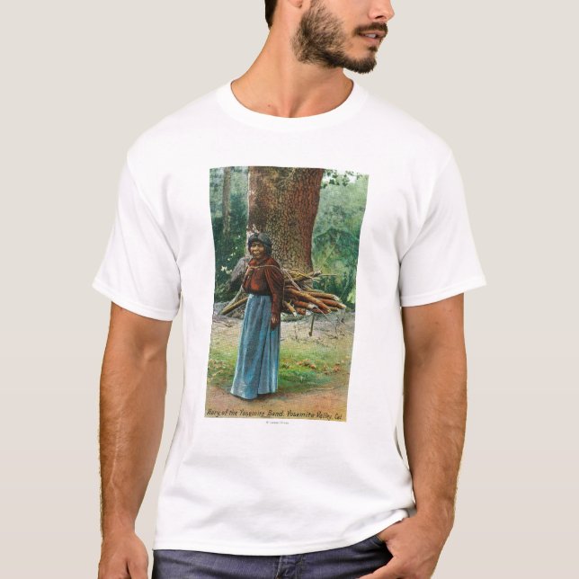 T-shirt Vue de Mary du transport d'indigènes de Yosemite (Devant)