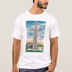 T-shirt Vue de monument de colline de soute
