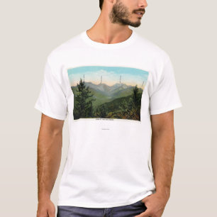 T-shirt Vue de Mt. Marcy, Saddleback, dent de scie