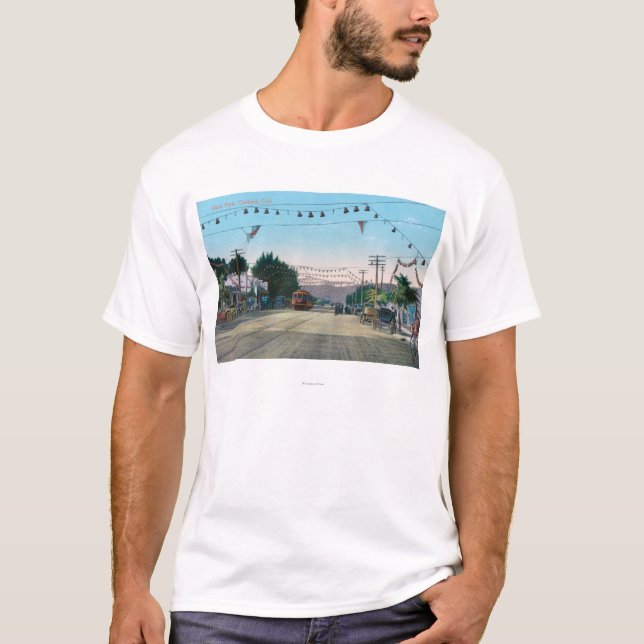 T-shirt Vue de parc d'Idora de StreetOakland, CA (Devant)