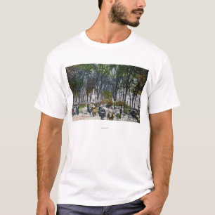 T-shirt Vue de parc en croissant