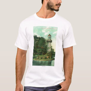 T-shirt Vue de parc LighthouseDetroit, MI de Palmer