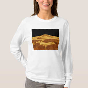 T-shirt vue de perspective 3D de Maat Mons sur Vénus