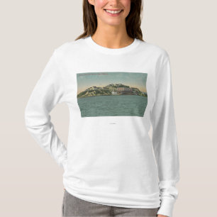 T-shirt Vue de prison de San Francisco, île de CAAlcatraz