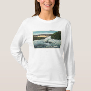 T-shirt Vue de rapide pont et tourbillon de tourbillon