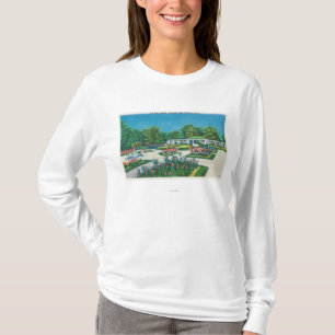 T-shirt Vue de roseraie de parc du Delaware