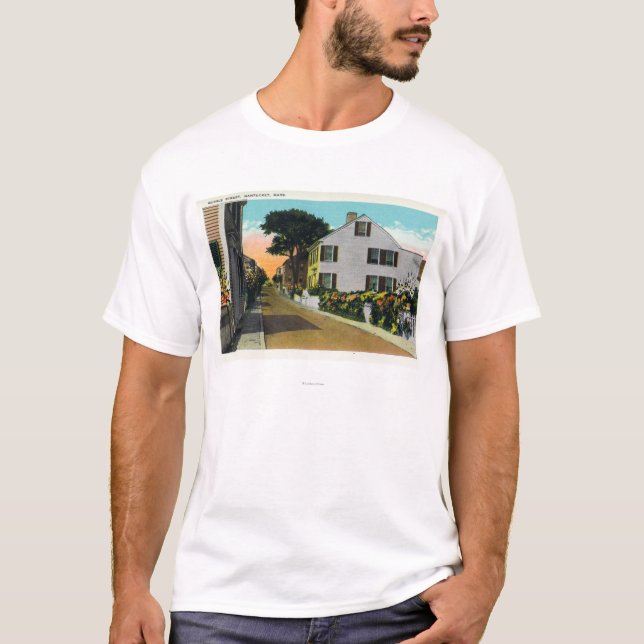 T-shirt Vue de rue de coing (Devant)