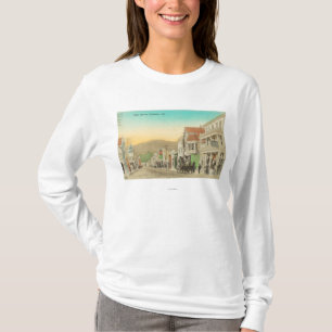 T-shirt Vue de rue principale, chariot de cheval