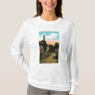 T-shirt Vue de ruelle de cendre