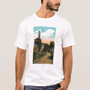 T-shirt Vue de ruelle de cendre