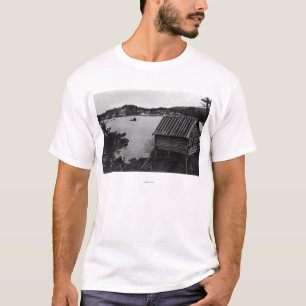 T-shirt Vue de Seldovia, Alaska de l'autre côté de l'eau