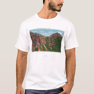 T-shirt Vue de sommet de Whiteface Mt