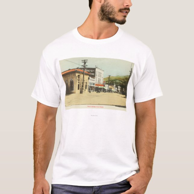 T-shirt Vue de StreetLos principal Gatos, CA (Devant)