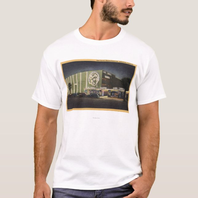 T-shirt Vue de Théâtre-Restaurant de Carroll de comte (Devant)