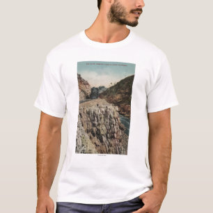 T-shirt Vue de train de Canon de boîte