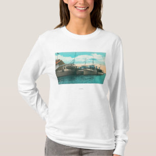 T-shirt Vue de trois destroyers de vedette lance-torpilles