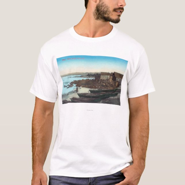 T-shirt Vue de verger de ChinatownPacific, CA (Devant)
