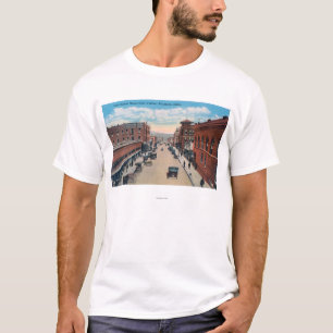 T-shirt Vue de viaduc de rue centrale est
