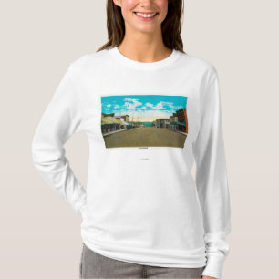 T-shirt Vue de ville d'Anchorage, AlaskaAnchorage, AK