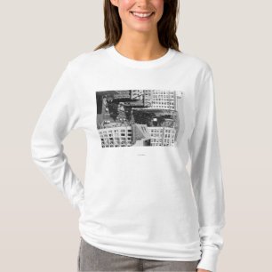 T-shirt Vue de ville de Portland, Orégon de 6ème avenue
