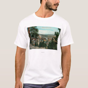 T-shirt Vue de ville par les arbres