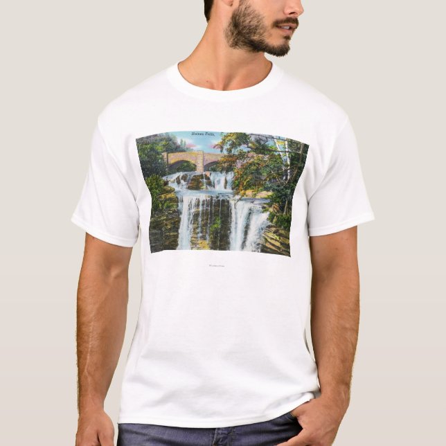 T-shirt Vue des automnes de Haines (Devant)