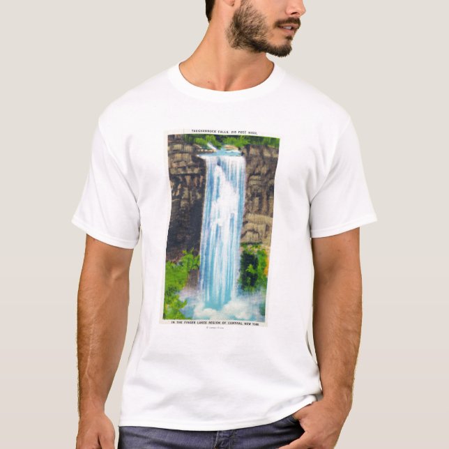 T-shirt Vue des automnes de Taughannock (Devant)