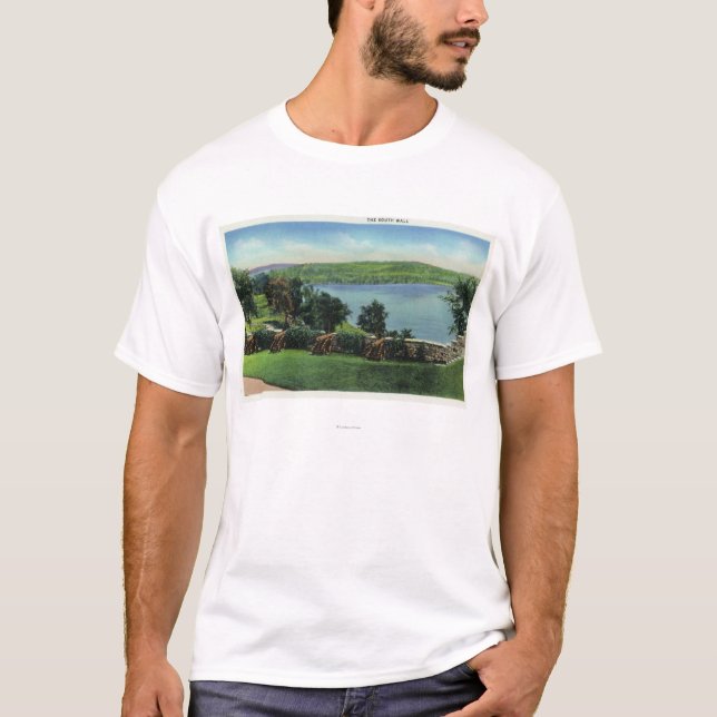 T-shirt Vue des canons et du mur du sud (Devant)