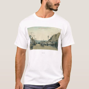 T-shirt Vue des chariots de cheval sur la rue de Castro