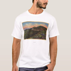 T-shirt Vue des crêtes et de la route de jumeau