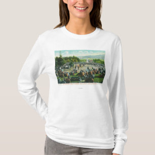 T-shirt Vue des foules à Golden Gate Park en décembre