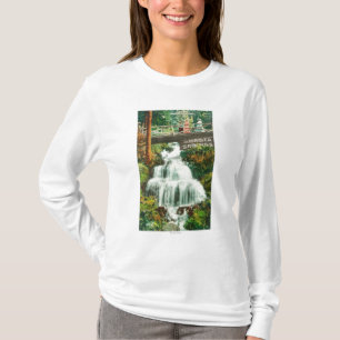 T-shirt Vue des ressorts inférieurs de FallsShasta, CA