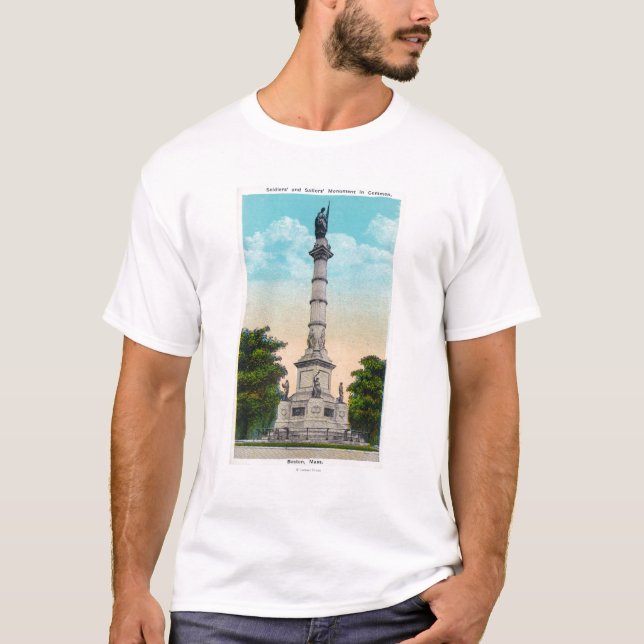 T-shirt Vue des soldats et des marins (Devant)