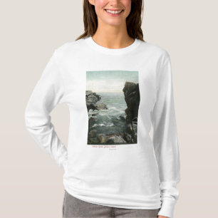 T-shirt Vue d'île de boulangers, baleines Gulch
