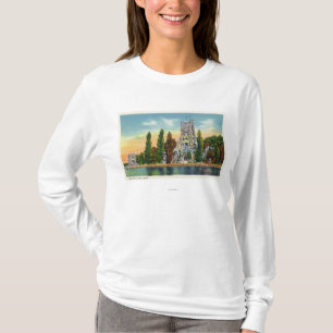T-shirt Vue d'île de coeur de tour d'Alster