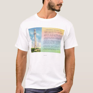 T-shirt Vue d'information commémorative et brève de