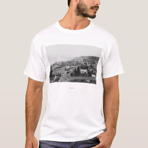 T-shirt Vue d'oeil d'oiseau d'Astoria, OU photographie