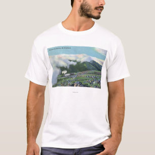 T-shirt Vue du chemin de fer de dent célèbre