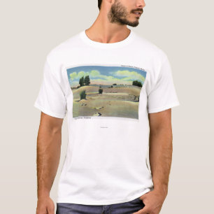 T-shirt Vue du désert du Maine
