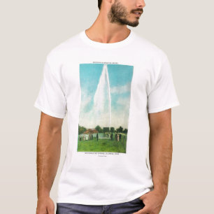 T-shirt Vue du geyser de Myrtledale chez le Hot Springs