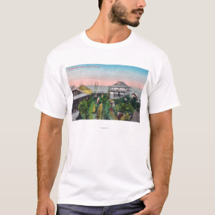 T-shirt Vue du jardin de thé japonais