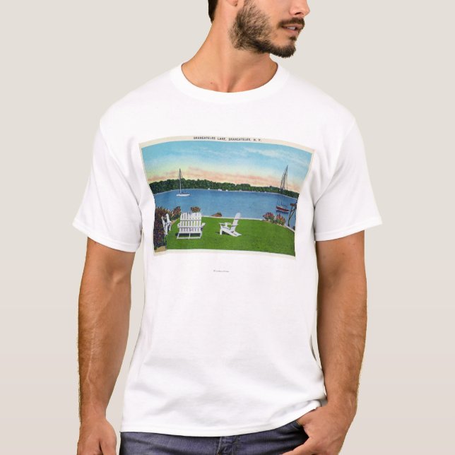 T-shirt Vue du lac (Devant)